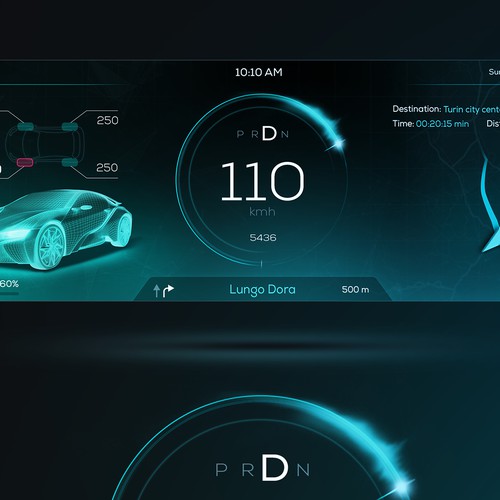 HMI - Car Instrument - Concept