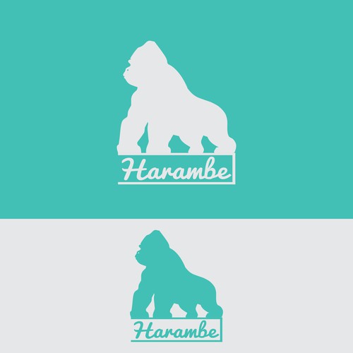 design logo for HARAMBE 
