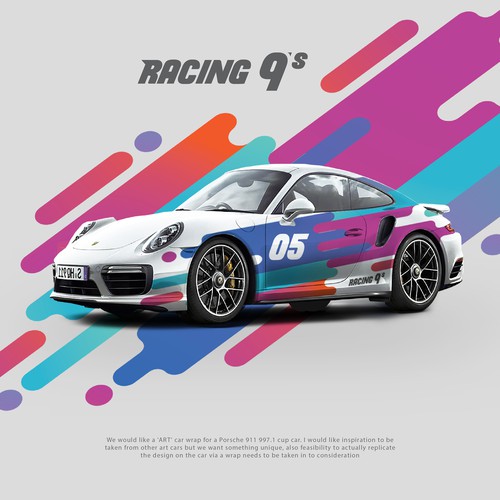 Racing 9's Branding Car