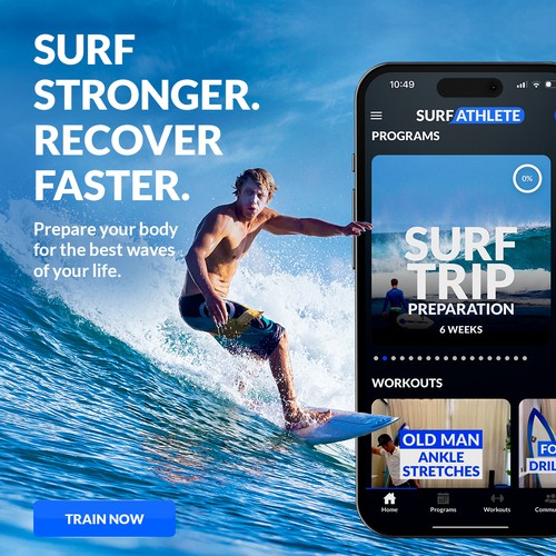 Scoail Media Design for Surf Athelete