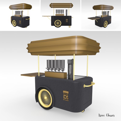 Churro selling cart