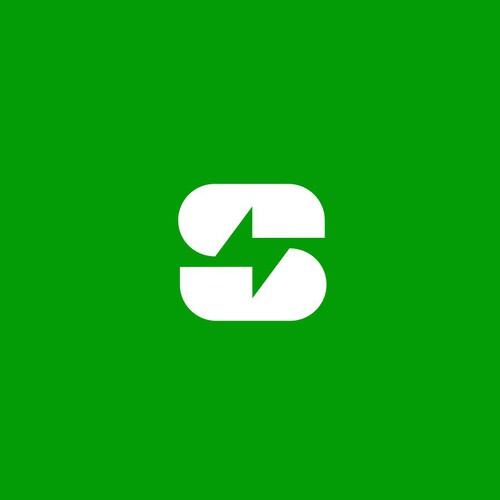 Letter S + energy Logo design 