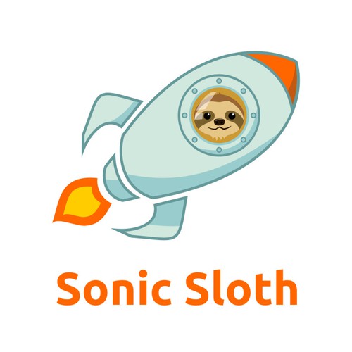 Sonic Sloth needs a logo for mobile games company.