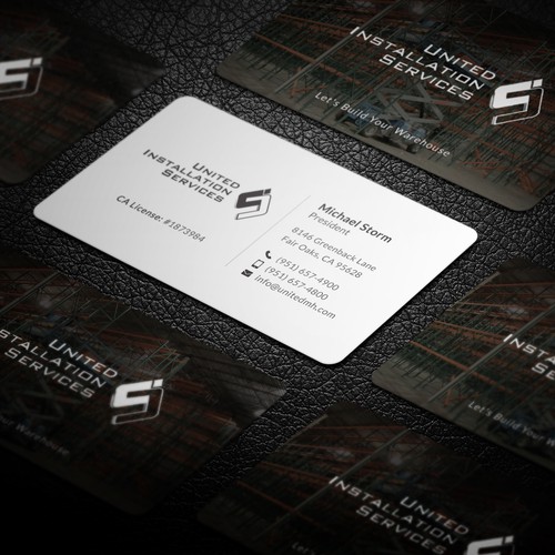 Modern Sleek Professional Business Card