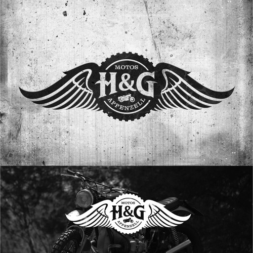 Erstellt ein ansprechendes Logo für eine Motorradwerkstatt