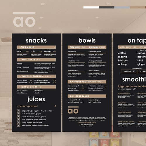 AO Healthy Fast Casual + Juice Bar