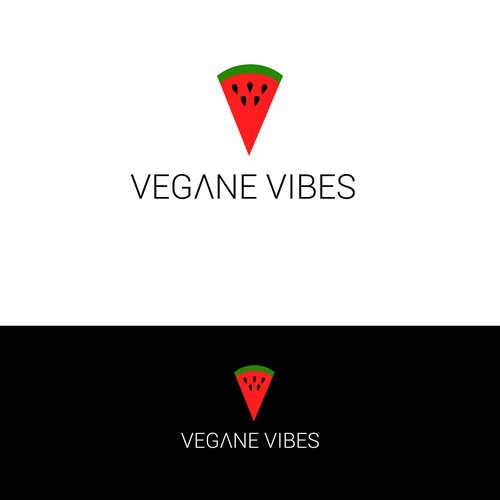 Logo for a vegan blogger