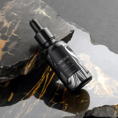 vinskin cbd oil dropper design