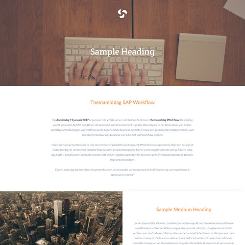 Mailchimp newsletter concept