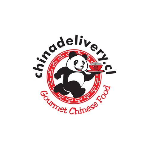 Panda run with ramen delivery for Gourment Chinese food Company