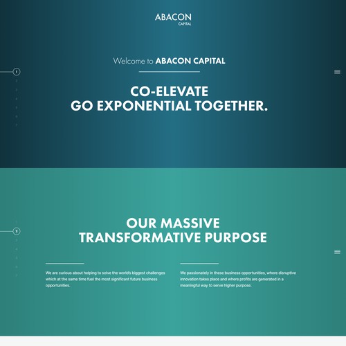 Modern Corporate Website for Tech Investment Company