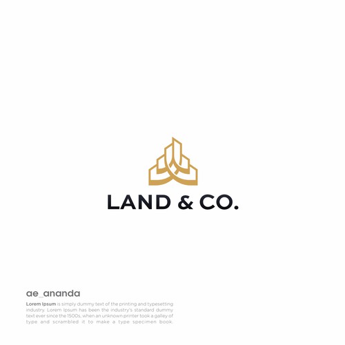 Land & Co. logo Concept.