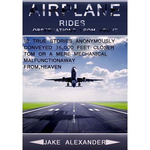 Design E Book cover for Airplane Rides - Observations From Above