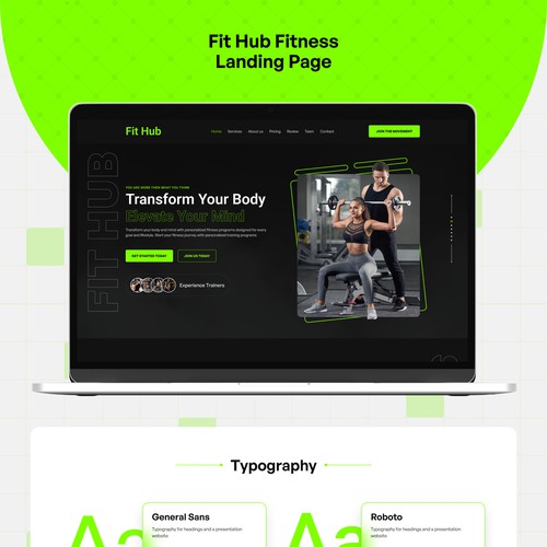 Fitness Landing Page