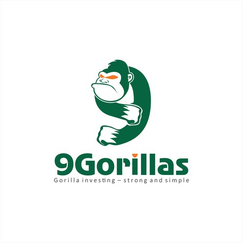 Bold logo concept for 9gorillas
