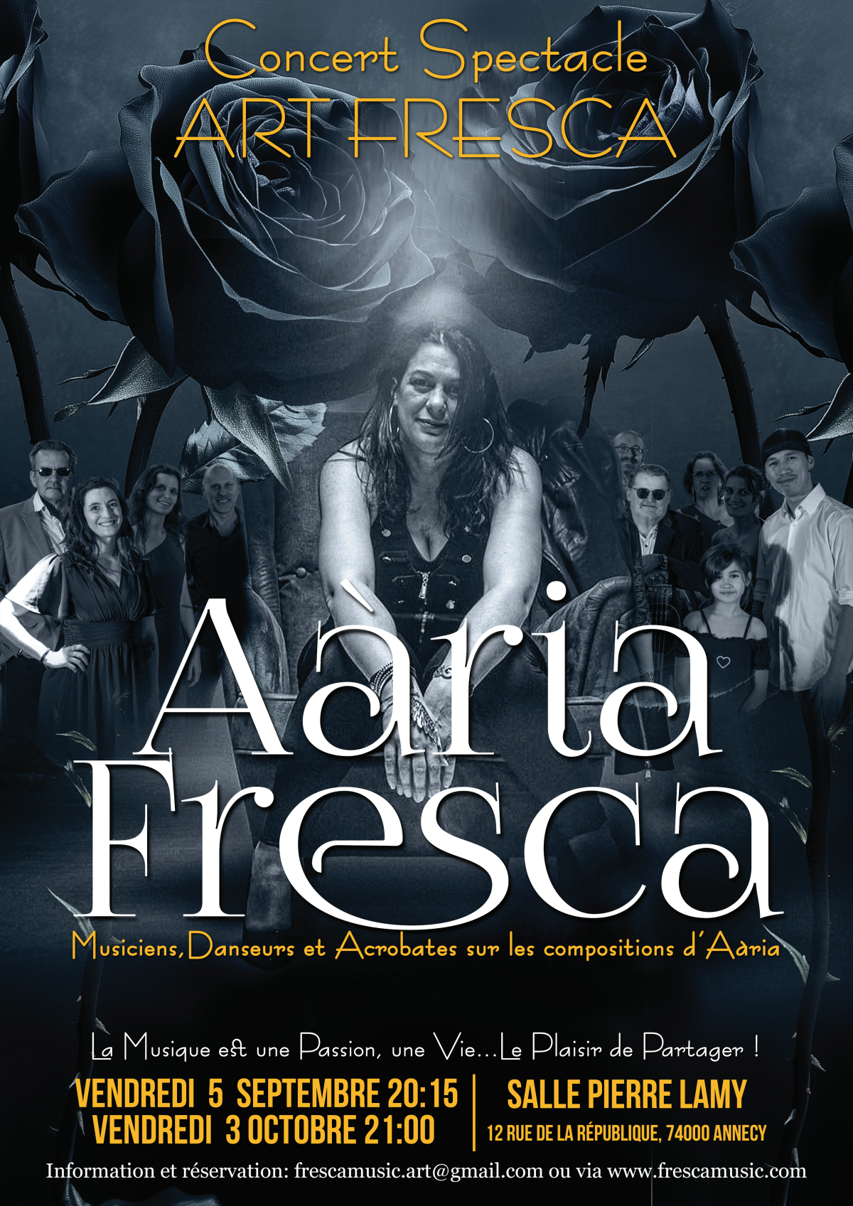 Affiche Concert Spectacle ART FRESCA