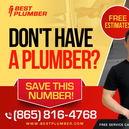 Direct Mailer/Postcard Design for Plumbing Business