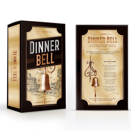 Dinner bell, packaging design