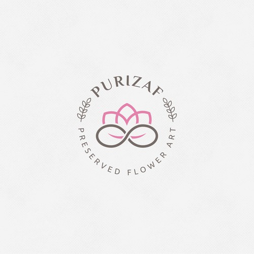 Logo for preserved flower shop 