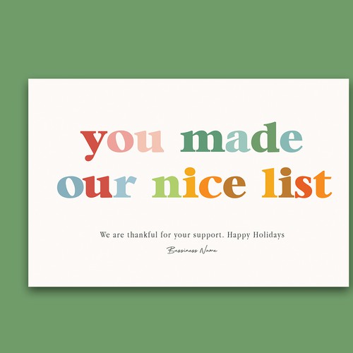 Greeting card