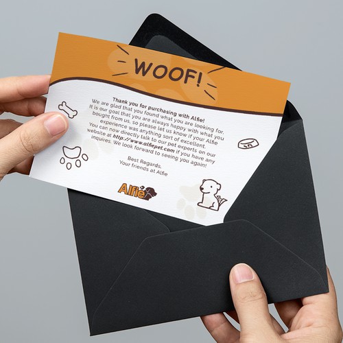 Greeting Card Design for Pet Brand