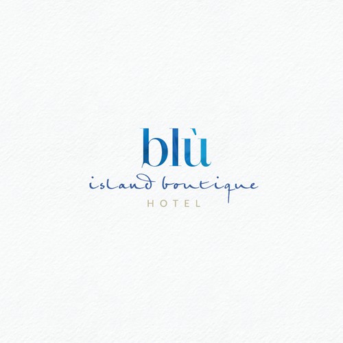 Logo for a island boutique hotel in the Mediterranean
