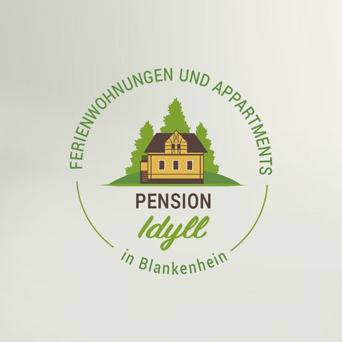 Logo design for a pension house in Thuringia, Germany