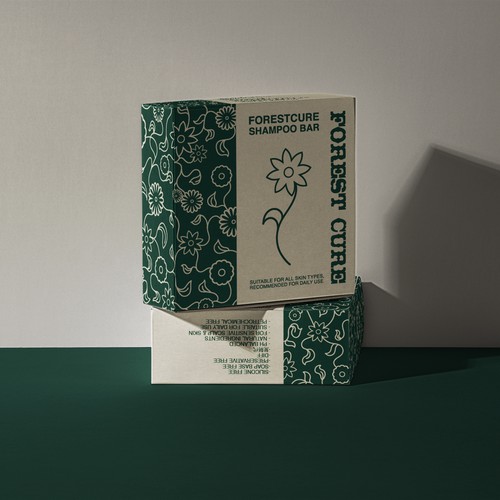 Natural soap packaging design