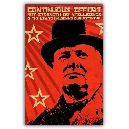 Churchill Poster