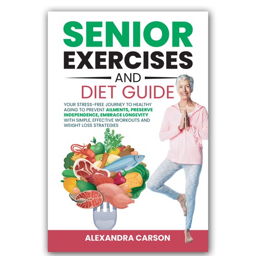 SENIOR EXERCISES EBOOK COVER DESIGN