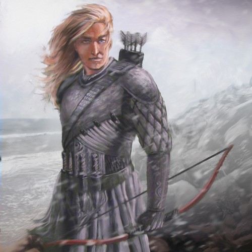 Fantasy cover for a book 