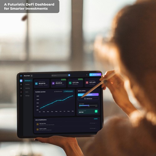 DeFi Investment Dashboard Design