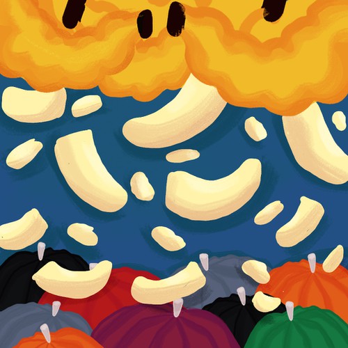 Bananas rain