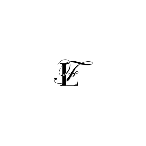 Monogram Typography "LF"