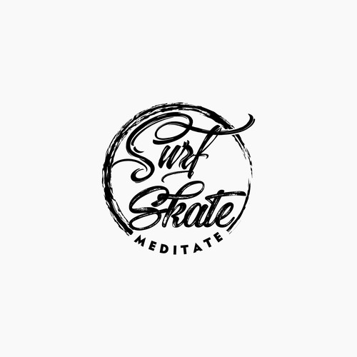 Logo concept for Surf Skate Meditate