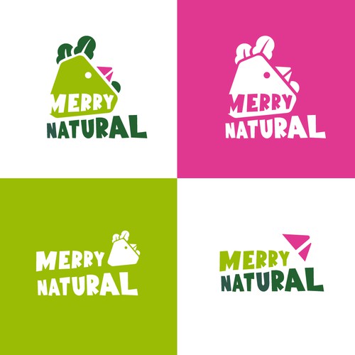 Merry Natural logo design