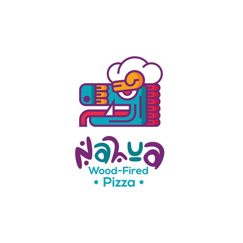 Logo concept for wood-fired Pizza