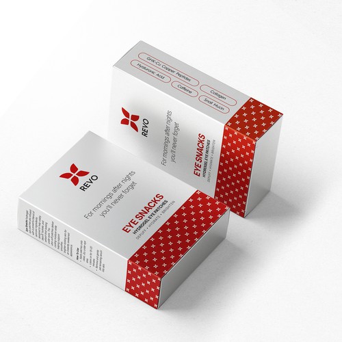 Revo Hydrogel Eye Pathes Box Design