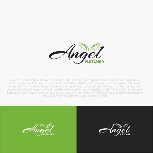 Angel Fletcher Logo Design