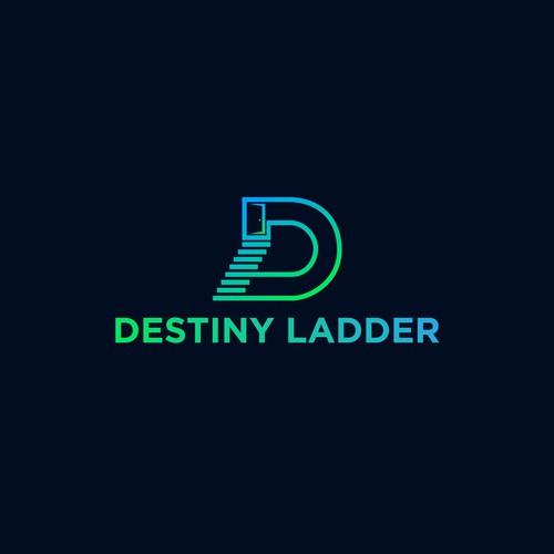 Bold logo Design concept for Destiny Ladder