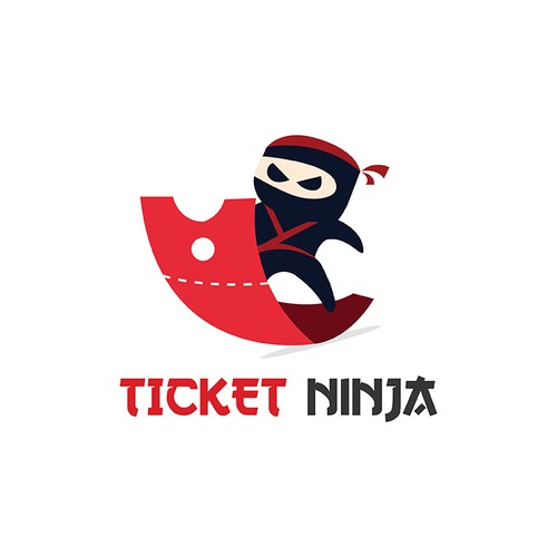 Ticket logo design