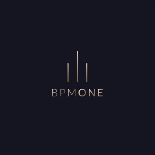 Modern, mature, sophisticated and masculine logo for BPMONE