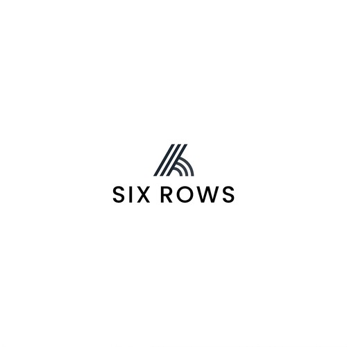 Clean logo for Six Rows