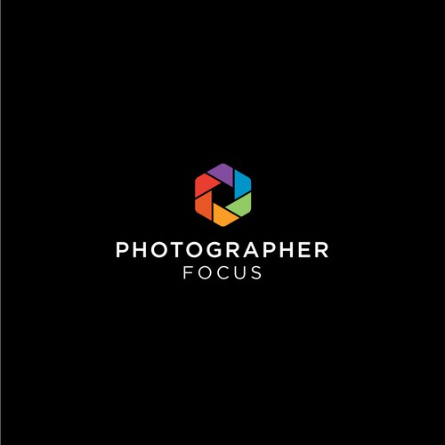 Minimalist Logo for Photographer Focus