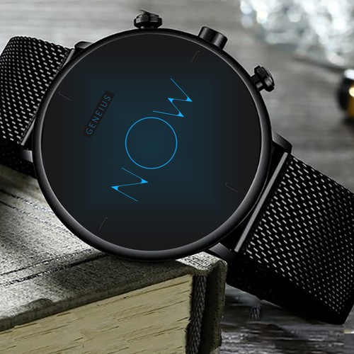 NOW watch face design