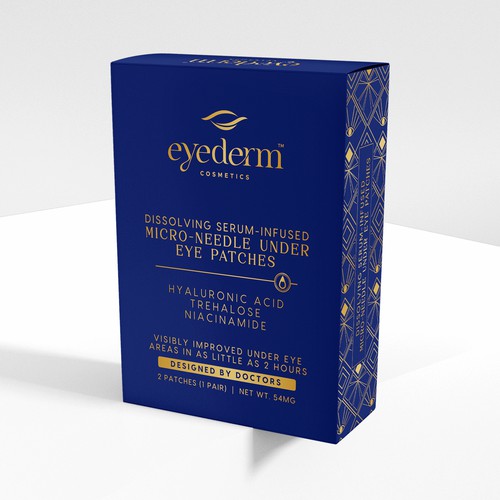 Eye Patches Box packaging design