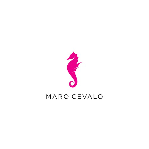 Seahorse logo - Chic design meets styled minimalism