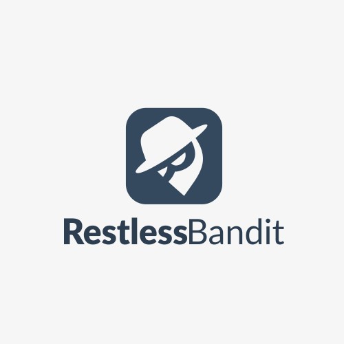 Lettermark logo for RestlessBandit