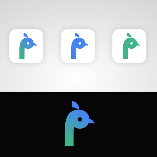 Peacock Based App Icon for 'Pavo'