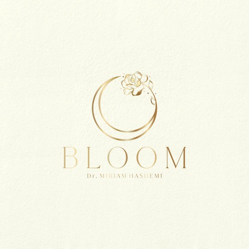 Logo Concept for Minimal rose logo for a healthcare / wellness center